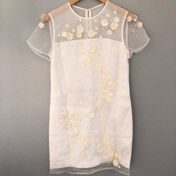 NWT Ted Baker Findon Embellished Floral Dress 2 - Picture 2 of 11